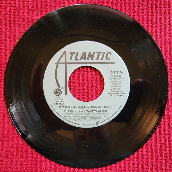 VINYL COLLECTORS -> SET OF 3 RARE Phil Collins PROMO 45s + bonus 45 - Picture 11 of 16